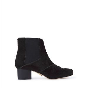 Maiyet haircalf Jane mid heel round toe boots